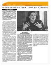 Chantal FLeury une Clémence Desrochers actualisée