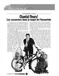 Les vacanciers dans la loupe de Chantal fleury