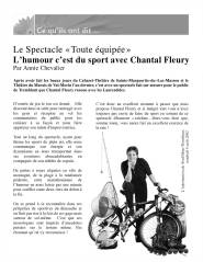 L'humour c'est du sport avec Chantal Flueyr