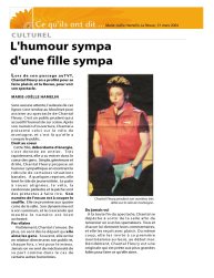 L'humour sympa d'une fille sympa