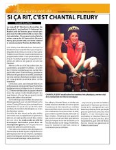 Si ça rit, c'est Chantal Fleury