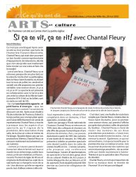 Si ça se vit ça se rit, avec Chantal Fleury!