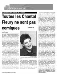 Toutes les Chantal Fleury ne sont pas comiques